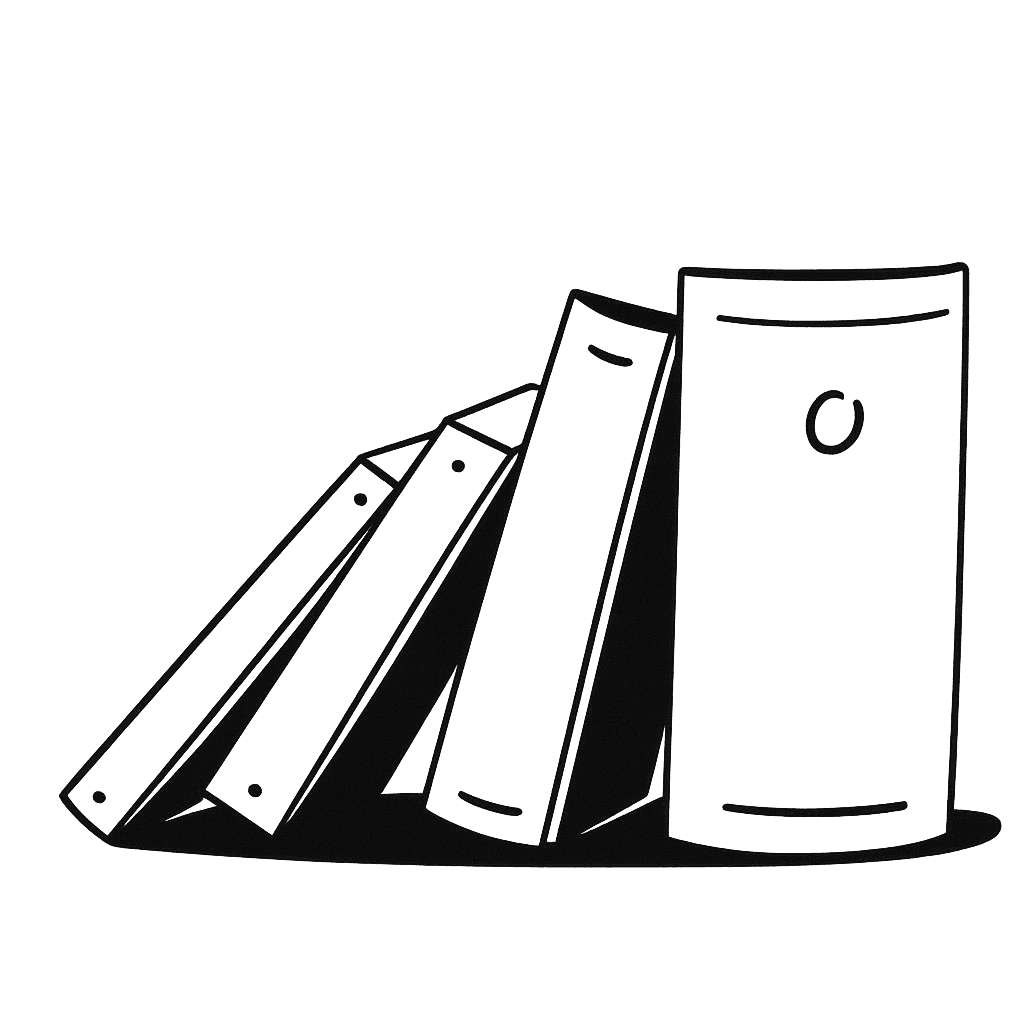 Stacked folders